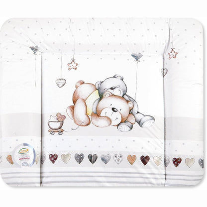167236 - JULIUS ZÖLLNER Dyshekë Ndërrimi Softy me përmasa 85x75cm - I Papërshkueshëm nga Uji, i Fshirë, me Standardin Oeko-Tex 100 - Modeli Cuddly Bear - Prodhuar në Gjermani