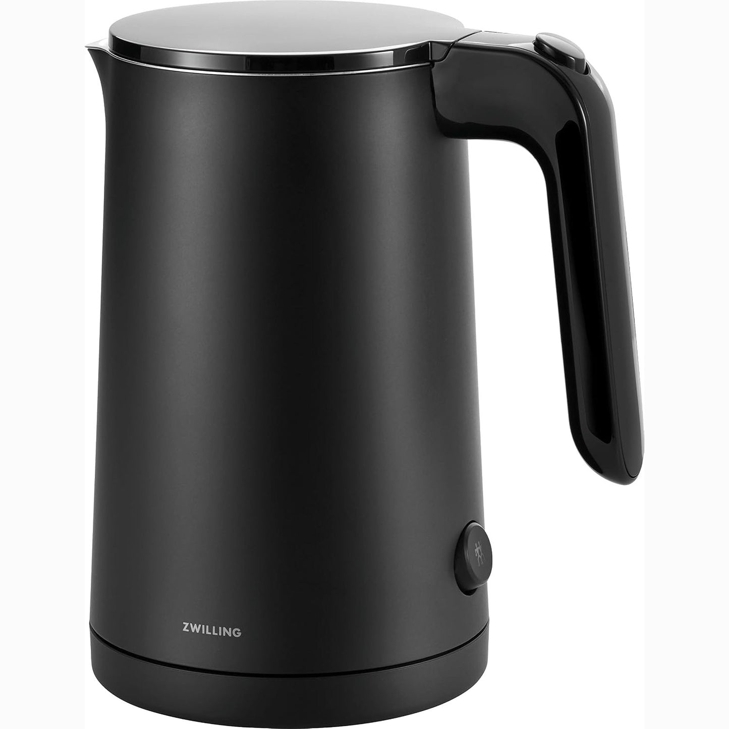 292740 - ZWILLING ENFINIGY Çajnik me filtër gëlqeror prej çeliku inox, mbrojtje nga mbinxehja, pa tel, 1850 vat, 1.0 litër, i zi