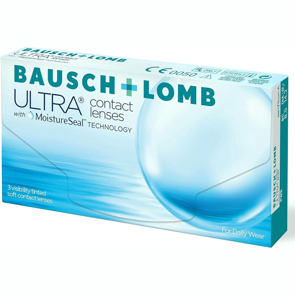 336334 - BAUSCH + LOMB Lente Kontakti Korrektuese Mujore ULTRA 3, -3.25 D