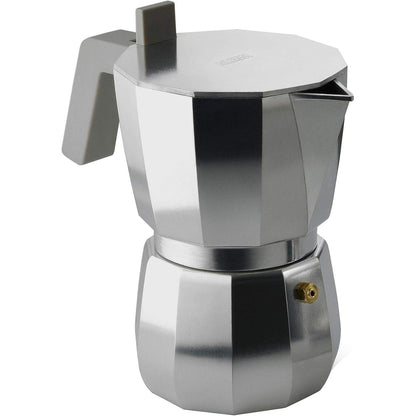 250393 - ALESSI Makinë për Espresso DC06/6, alumini, argjend/e zezë