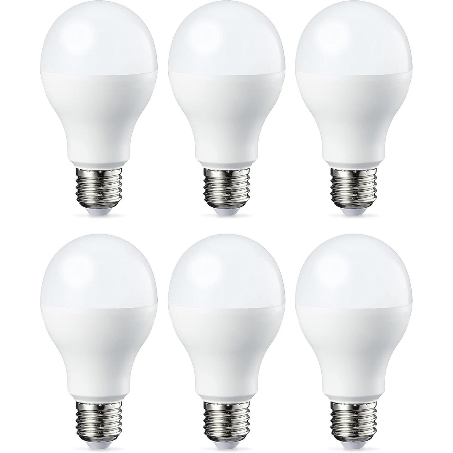 205337 - AMAZON BASICS Llambë LED E27 A60 me Bazë Vidë, 14W (Ekuivalente 100W Inkandeshente), e Bardhë e Ngrohtë, me Errësim - Pako 6 Copësh
