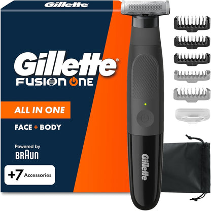 289610 - GILLETTE FUSION ONE HYBRID BRISK ELEKTRIK PËR MESHKUJ, I ZI