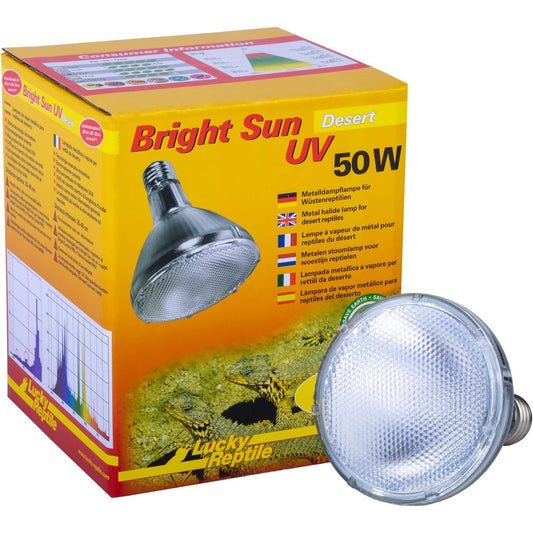 221658 - Lucky Reptile Bright Sun UV Desert, Fuqia: 50 vat