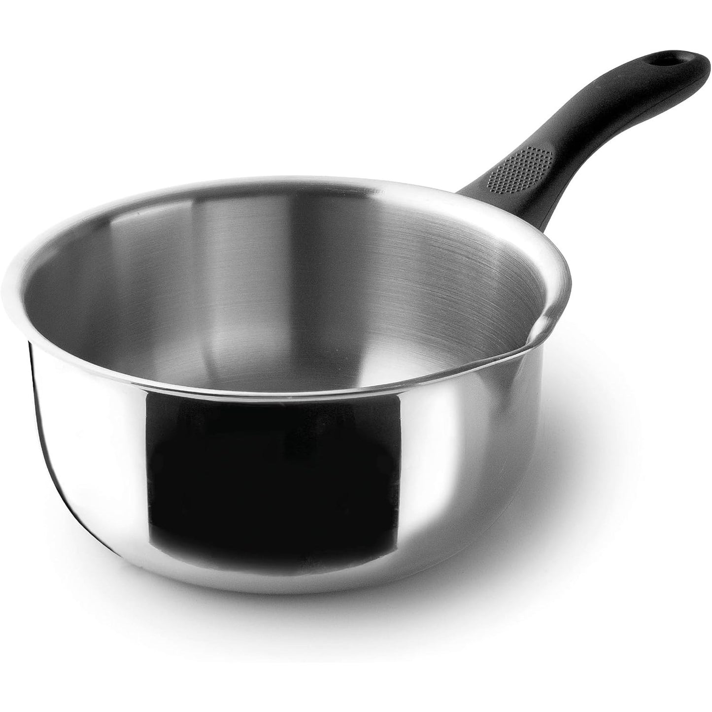 288461 - LACOR 31314 TENXHERE E DREJTË GARINOX, çelik inoks, grykë, dorezë ergonomike bakeliti, kapacitet 1L, e përputhshme me induksionin, nuk është e sigurt për furrë, e sigurt për lavastovilje, Ø14cm