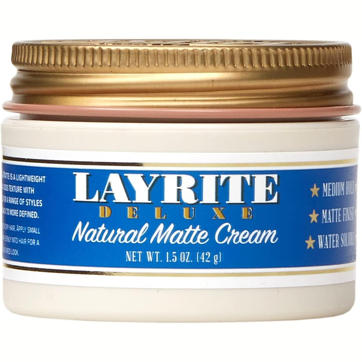 317244 - LAYRITE Krem Mat Natyral - 42g, Fiksim i Mesëm, I Tretshëm në Ujë, Përfundim Mat