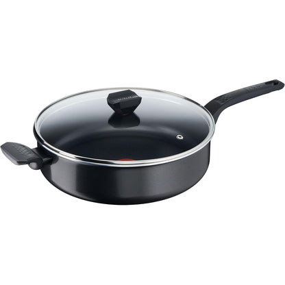 213322 - TEFAL Furrë holandeze 28 cm, përfshirë kapak qelqi, veshje jo ngjitëse