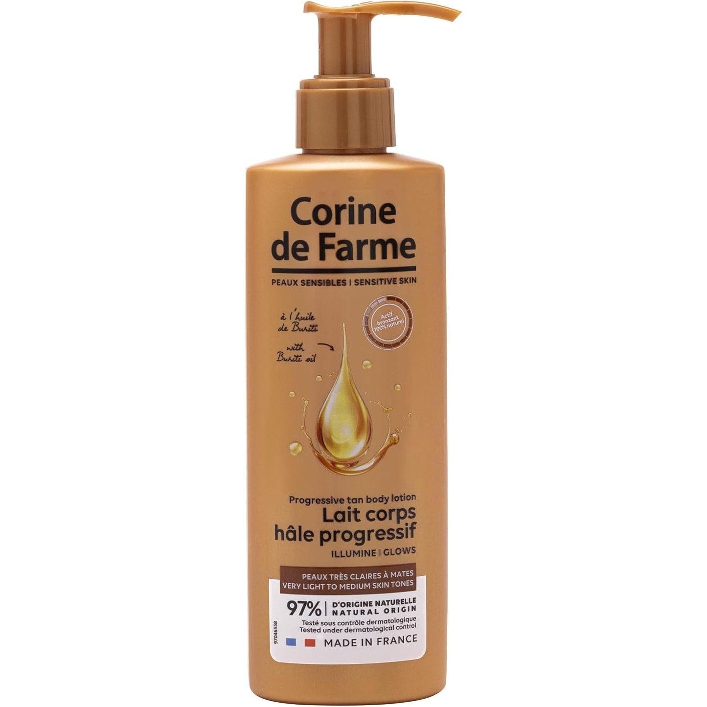 275946 - CORINE DE FARME Locion Hidratues DHA Sun-Kissed, Vetë-nxirje Graduale Natyrale, 150 ml