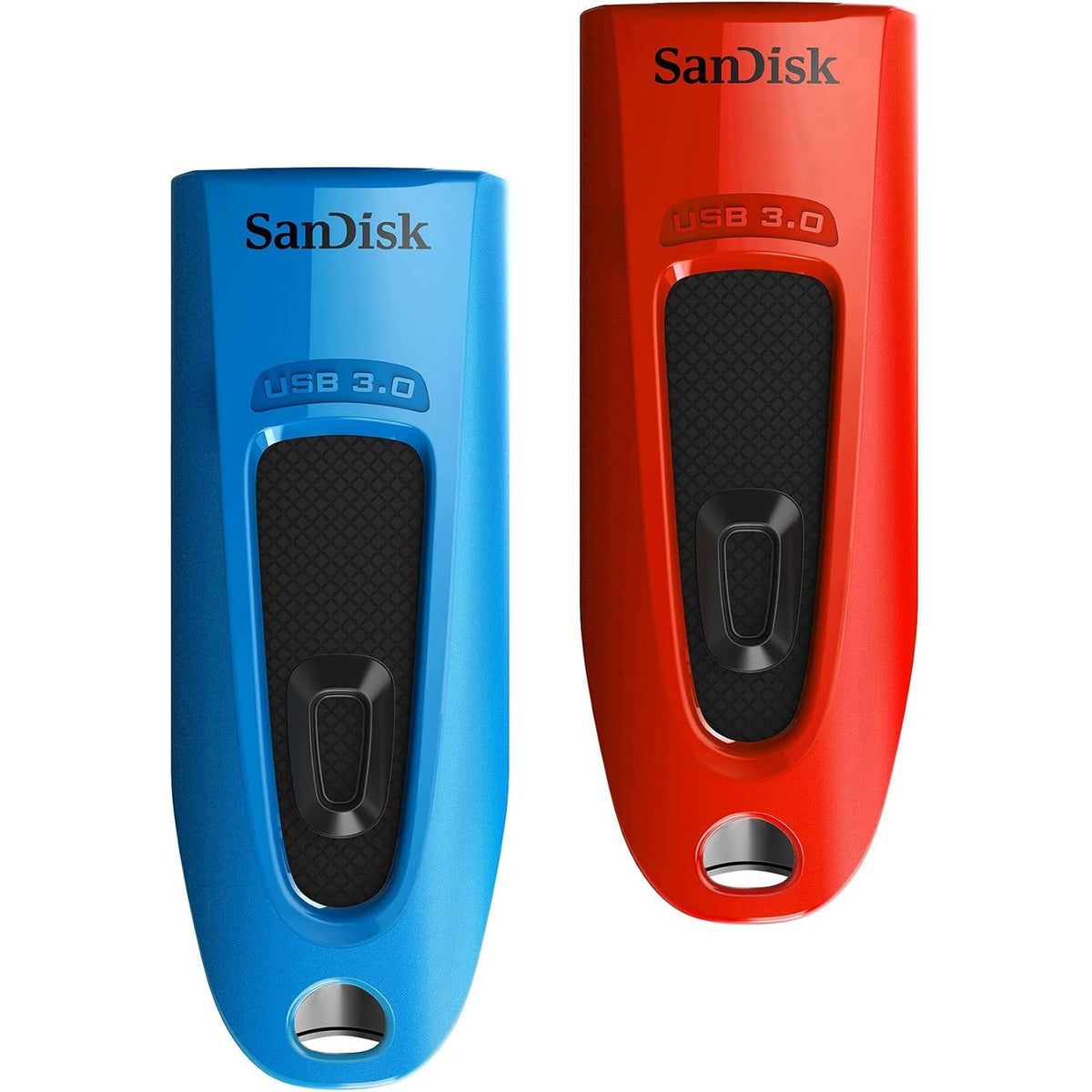 295893 - SANDISK Njësia e memories USB 3.0 Ultra 64 GB, softuer SecureAccess, mbrojtje me fjalëkalim, shpejtësi transferimi deri në 130 MB/s, Blu/E kuqe