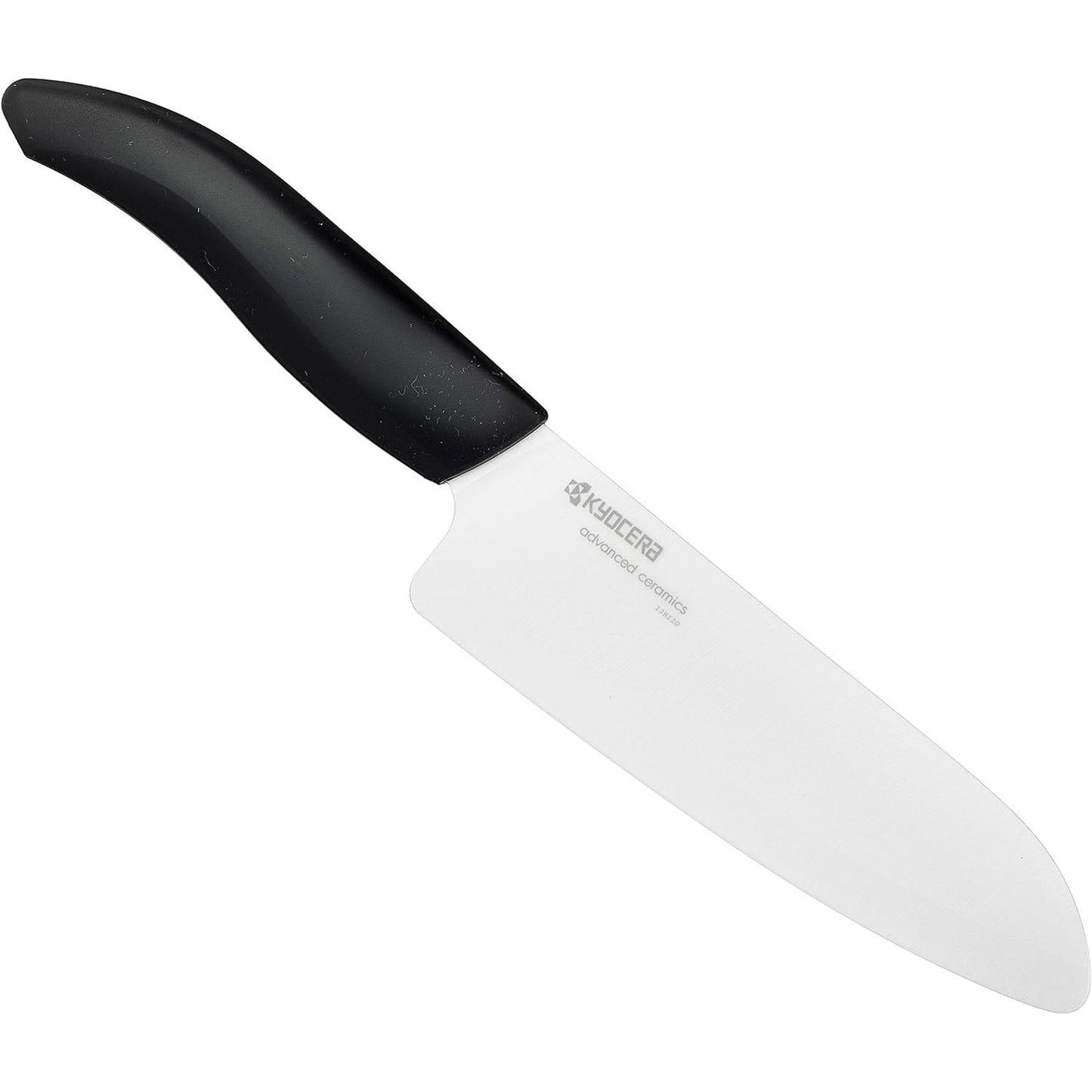 255132 - KYOCERA FK160WHBKEU - Thikë Santoku, koleksioni GEN, e zezë, teh qeramik i klasit të lartë 11.5 cm, ultra e mprehtë dhe e qëndrueshme - paketim i ri