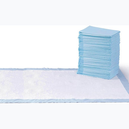 221816 - Amazon Basics Mbrojtëse stërvitjeje për qen dhe këlyshë, 5 shtresa, gjigante (40 copë), blu