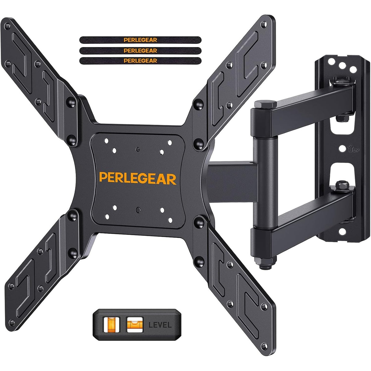 309139 - PERLEGEAR Mbështetëse për montim në mur, rrotulluese dhe animuese për televizorë 26-65 inç deri në 45 kg, maks. VESA 400x400 mm