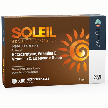 312396 - SOLEIL Përshpejtues i Fortë për Nxirje, 80 tableta me Betakaroten, Bakër, Selen, Likopen, Vitamina C, D, E, B