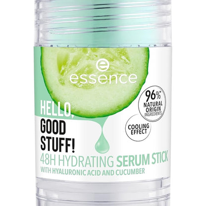 318637 - ESSENCE - SERUM HIDRATUES 48 ORËSH, Serum për Fytyrën, Transparent, Hidratues, Ftohës, Freskues, Vegan, Pa Vaj, Pa Parabene, Pa Mikroplastikë, 1 Pako (30g)