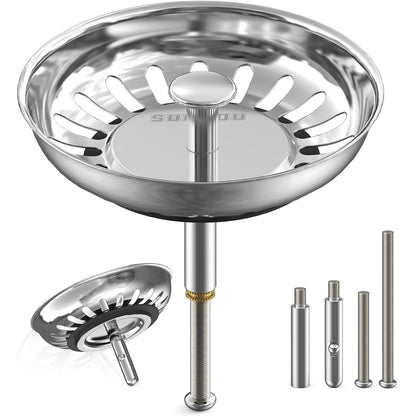186018 - SURFOU Tapë Kullimi për Lavaman Kuzhine, 79 mm, me Filtër Kundër Bllokimit prej Çeliku Inoks, Universale, me 2 Thumba Ekscentrike të Rregullueshme dhe 1 Thumb Çeliku Inoks