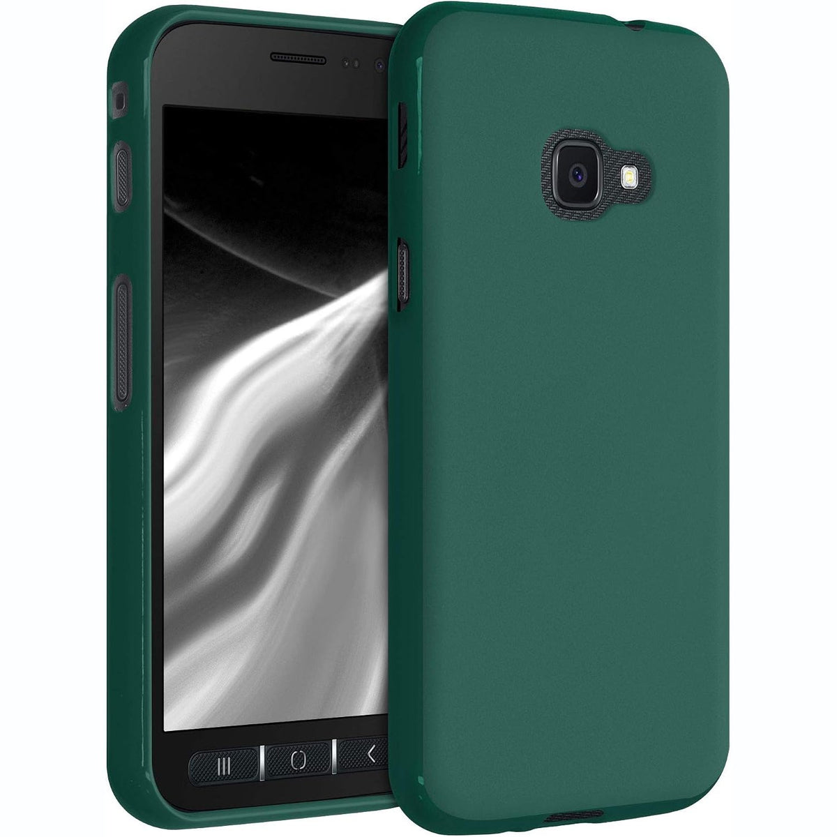 310730 - kwmobile Mbrojtëse për Samsung Galaxy Xcover 4 / 4S, silikon, Jeshile në shishe