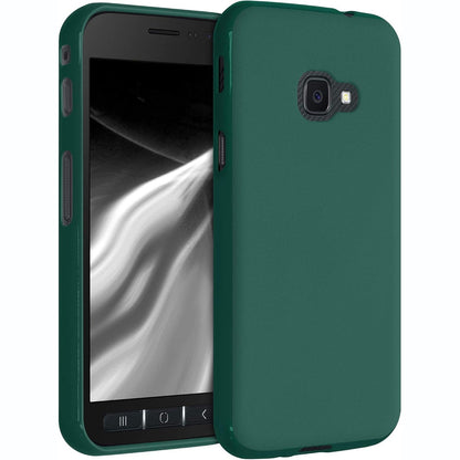 310730 - kwmobile Mbrojtëse për Samsung Galaxy Xcover 4 / 4S, silikon, Jeshile në shishe
