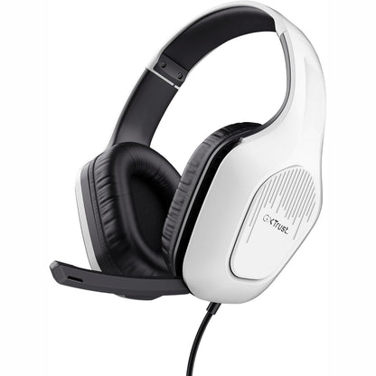273961 - TRUST Kufje të lehta për lojëra GXT 418W Rayne, Drajverë 50 mm, Prizë audio 3.5 mm, Kabllo 2 m, të bardha