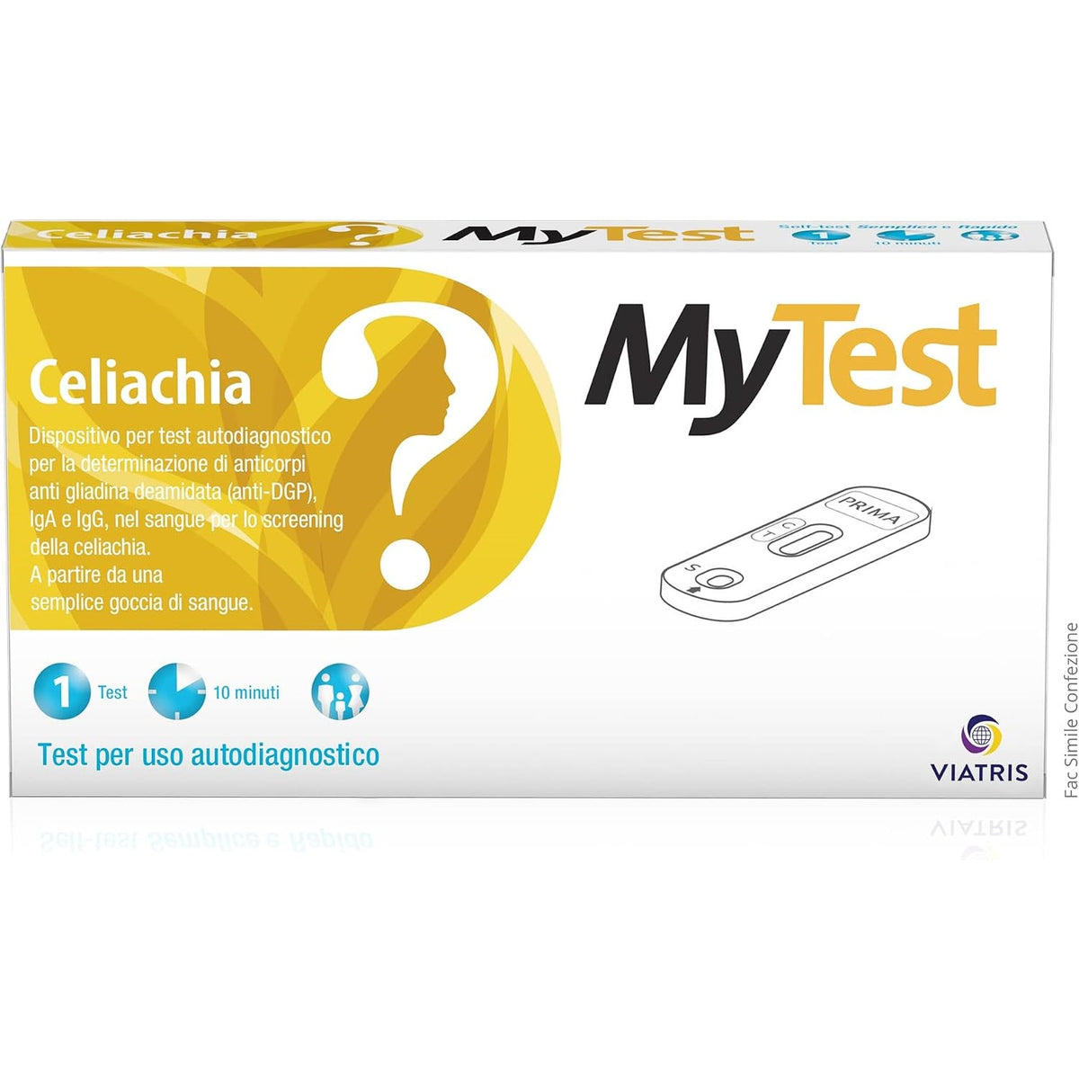 307932 - Mytest - Vetë-Test i Shpejtë për Intolerancën ndaj Glutenit - Rezultate në 10 Minuta