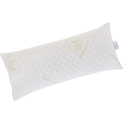 256405 - TODOCAMA Jastëk viskoelastik Aloe Vera me 100% thekon viskoelastike, pëlhurë elastike Aloe Vera, termorregulluese, fortësi mesatare, 90 cm