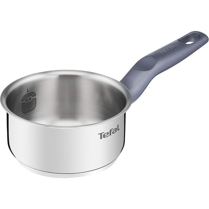 210281 - TEFAL Daily Cook - Tigan i Pajtueshëm me Induksion, Jo-ngjitës, 12cm, Kapacitet 0.4L, Bazë e Përforcuar, i Sigurt për Lavastovilë dhe Furrë, Çelik Inox