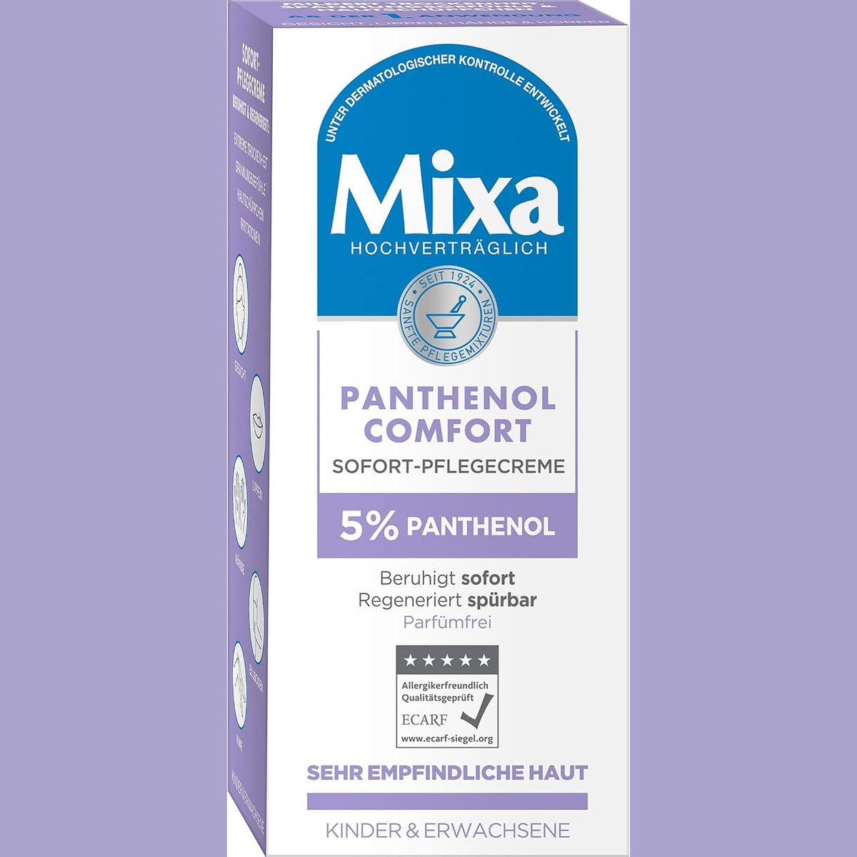298863 - MIXA Krem për Kujdes të Menjëhershëm, 50 ml, për lëkurë të ndjeshme, me pantenol, për shërimin e plagëve dhe kundër thatësisë.