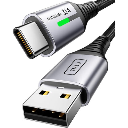 269466 - INIU Kabllo USB Type-C, 2m, 3.1A QC 3.0, aliazhi të thurur prej najloni, i pajtueshëm me iPhone 17, 16 Pro Max, Samsung S25, 24 Ultra, Xiaomi, iPad