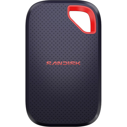 295463 - SANDISK Extreme SSD portativ 2 TB, shpejtësi transferimi deri në 2000 MB/s, USB Type-C, rezistencë ndaj pluhurit/ujit IP65, mbrojtje nga rënia deri në 3 metra