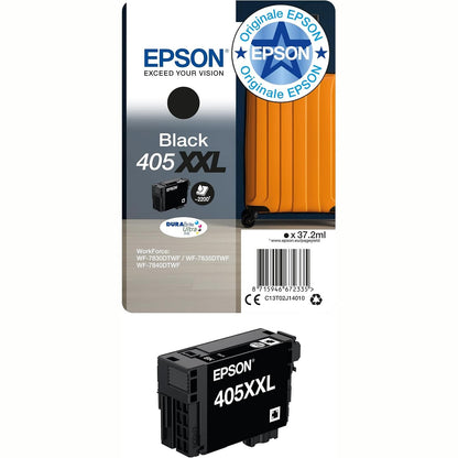 276342 - EPSON Bojë 405XXL e Zezë, me Rendiment të Lartë, Origjinale, DURABrite Ultra, Kompatibile me Printerët WF-78XX