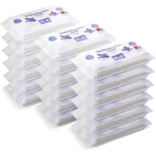 271545 - AMAZON Peceta për foshnje 1008 Ultra Sensitive - 18 pako me 56 copë, pa aromë