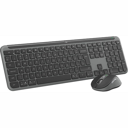 272747 - LOGITECH: Set tastiere dhe mausi pa tel Signature Slim MK950, Bluetooth, QWERTZ, grafit.