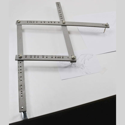 273223 - GRAPHOPLEX Pantograf prej druri 35cm, mjet riprodhimi dhe zmadhimi vizatimesh, saktësi dhe lehtësi përdorimi për artistët dhe arkitektët