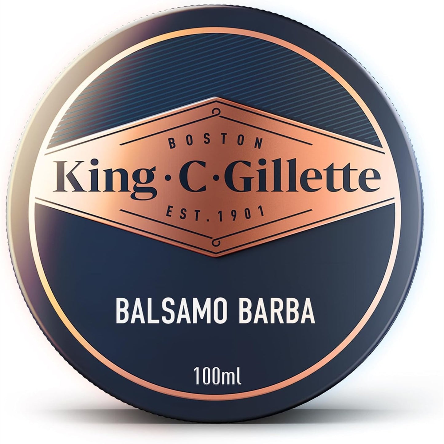 272022 - KING C. GILLETTE Balsam për Mjekër, Shishe 100 ml, Me Gjalpë Kakaoje