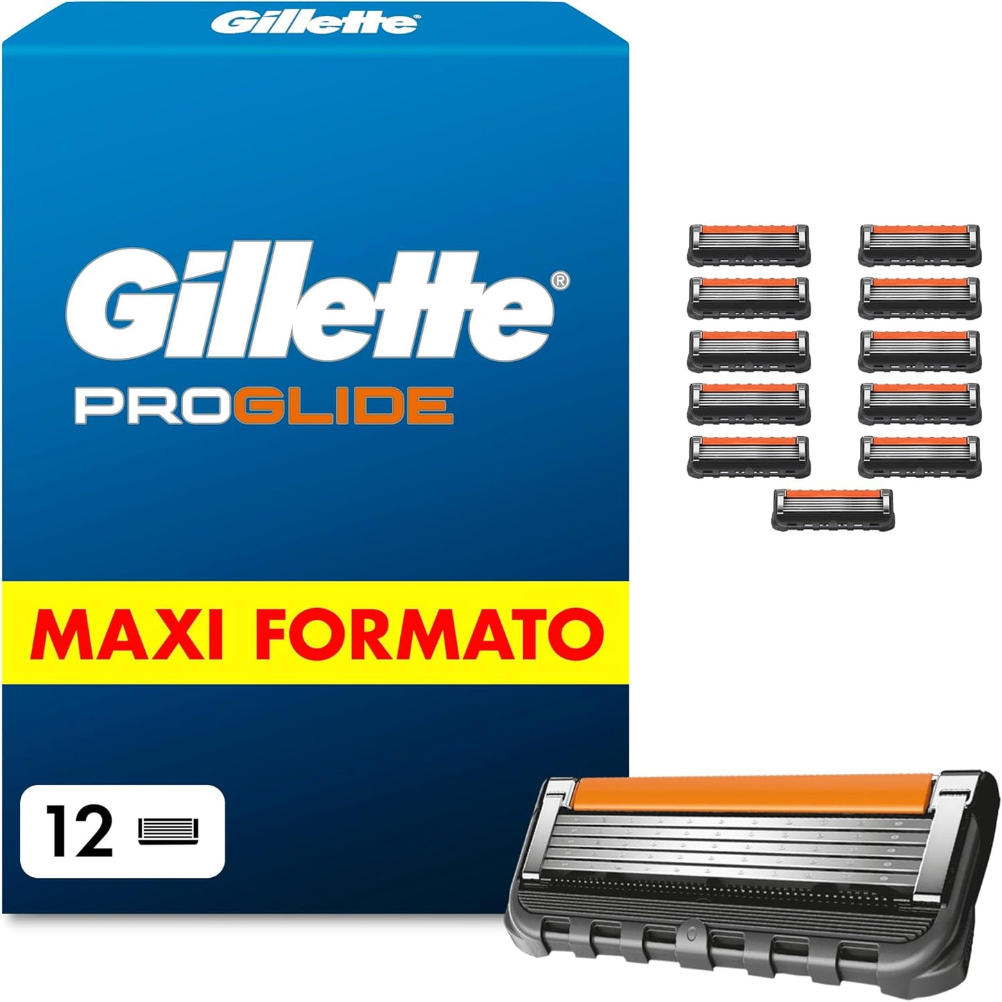 289636 - GILLETTE Brisqe rroje Proglide për meshkuj, Ultra të mprehta, pako me 12 copë