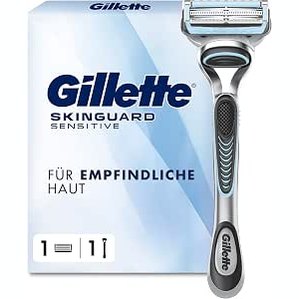 321795 - GILLETTE Brisku SkinGuard Sensitive për Burra, 1 Kartushë, ngjyra: Argjend