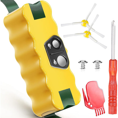 273407 - Bateri zëvendësuese Ni-MH 5500mAh për iRobot Roomba 500/600/700/800 Seria 530-790, me furça, vida dhe kaçavidë