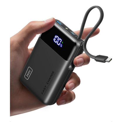 273291 - INIU Bankë energjie 45W, 20000mAh, kabllo të integruar USB-C, e përputhshme me aeroplan, thelbësore për udhëtime