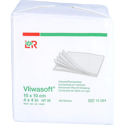 322191 - VLIWASOFT Pako me 100 fasha jo-sterile, 10 cm x 10 cm, 4 shtresa