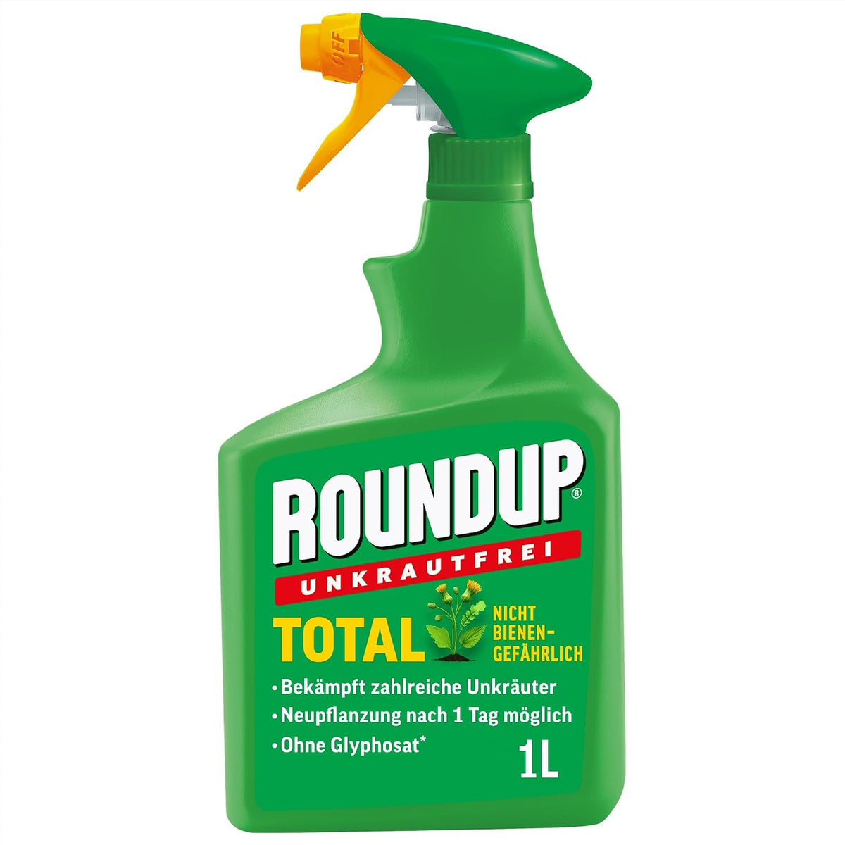 314739 - Roundup Shishe Weed-Free Total Sprej 1L Herbicid për Kopshte Dekorative