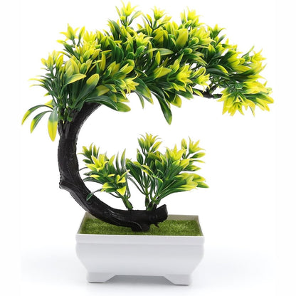 220398 - DEANKEJI Bimë Artificiale në Vazo, Bimë Bonsai Artificiale, Pemë Artificiale Miniaturë për Dhomë Ndenjeje, Zyrë, Dhomë Gjumi dhe Ballkon