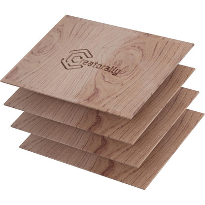 201989 - CREATIVELLY Fletë Kompensate 3mm, 4 Copë Dërrasë Druri A4 Prej Druri Palisandër 29.7 x 21.5 cm, Dru i Patrajtuar për Gdhendje me Lazer, Prerje CNC, Pikturë, Modelim DIY