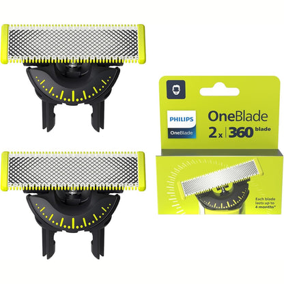 306161 - PHILIPS Tehe Zëvendësuese Origjinale OneBlade 360, Pako me 2, QP420/60