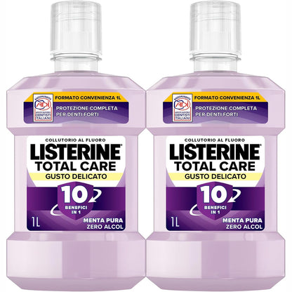 311839 - LISTERINE Shpëlarës goje Total Care 0% alkool, 10 përfitime në 1, 2x1L, aromë menteje