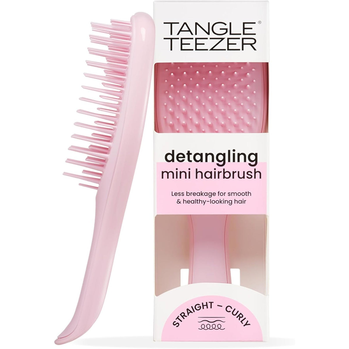 317762 - TANGLE TEEZER - Ultimate Detangler i Vogël - Furçë Detangler për Flokë të Lagur dhe të Tharë - Rozë Millennial
