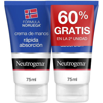 298619 - Neutrogena Krem duarsh Norwegian Formula, paketë 2 x 75ml, krem riparues për duar me glicerinë dhe vitaminë E