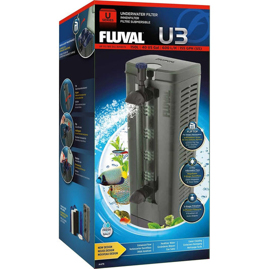 177239 - FLUVAL U3 Filtër i Brendshëm për Akuarium me Shkallë Maksimale të Rrjedhjes 600 L/H