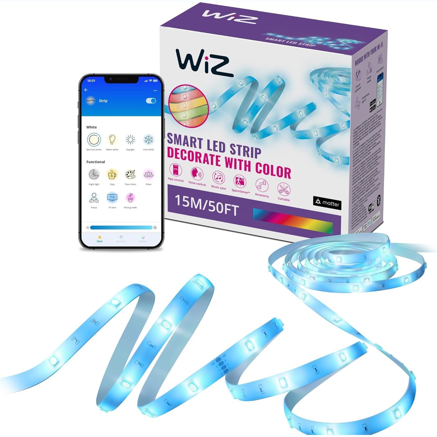 213469 - WIZ Shirit LED RGB 15m Tipi-C