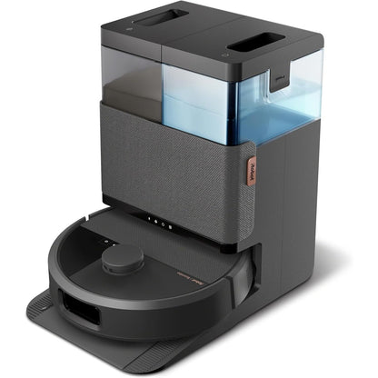 221002 - iRobot Fshesë me korrent robotike Roomba Plus 505 Combo, AutoWash Dock, Clearview Pro LiDAR, 7000Pa, sfungjerë DualClean me PerfectEdge, SmartScrub, ngjyrë e zezë
