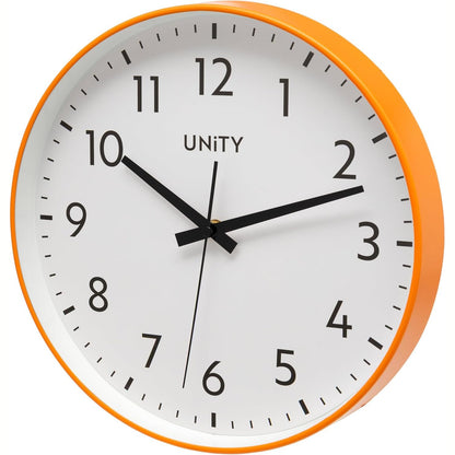 198118 - UNITY - Orë Muri Fradley, Moderne, e Heshtur, Portokalli, 30cm