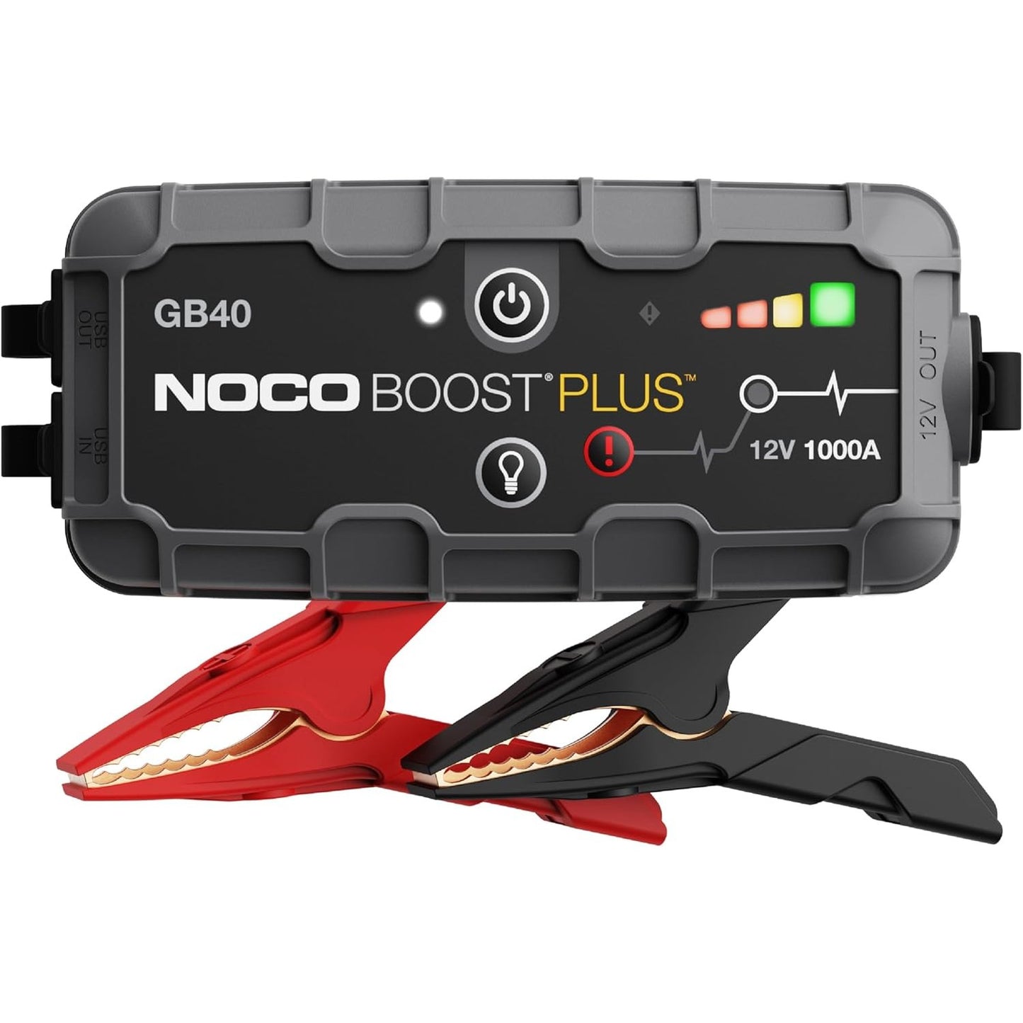 322217 - NOCO Boost GB40: Përforcues Baterie UltraSafe 1000A – Nisës Portativ Litium 12V me Bankë Energjie dhe Karikues USB – për Motorë Benzine 6.0L dhe Dizel 3.0L