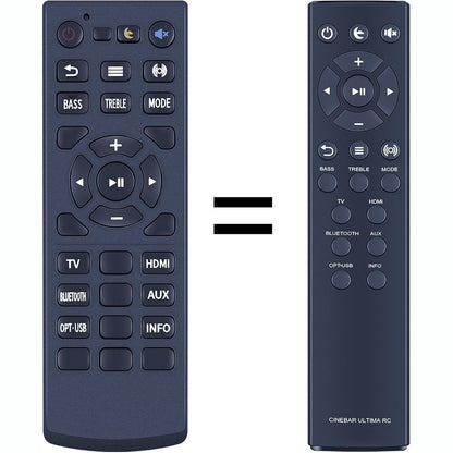 266768 - TCNOUMT Telekomandë zëvendësuese për Soundbar, e pajtueshme me Teufel Cinebar Ultima RC